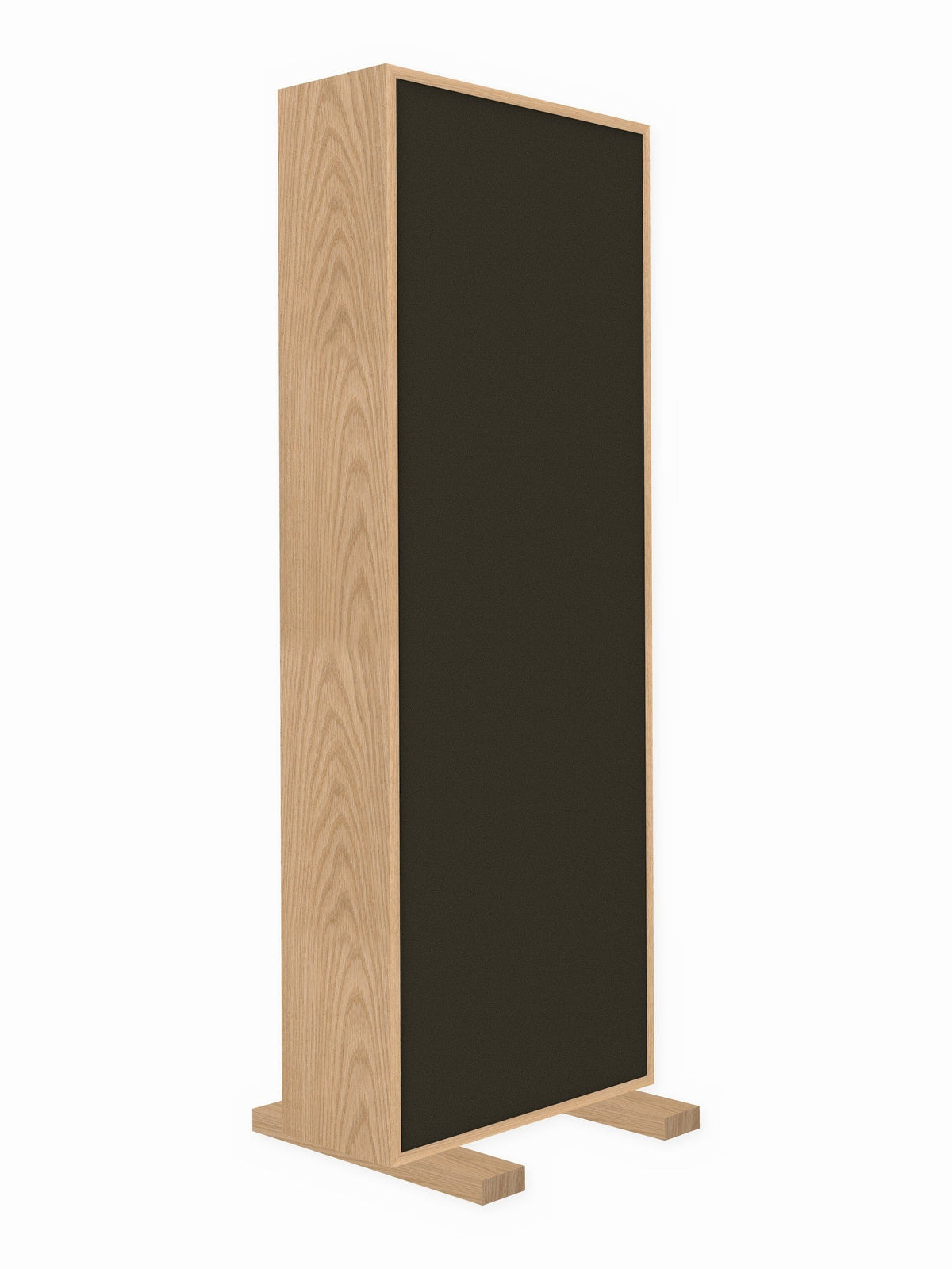 Red oak free-standing gobo panel, 2 x 6 ft, Guilford of Maine Anchorage in Fossil