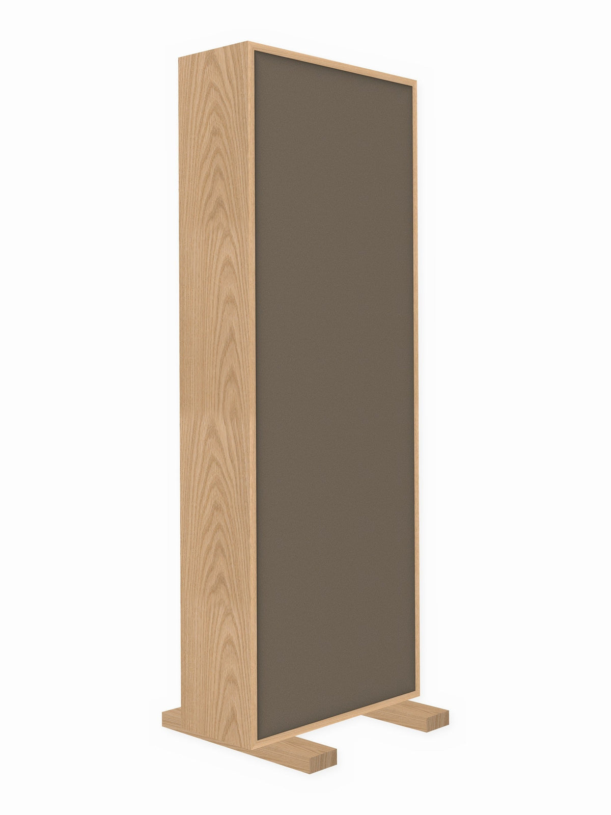 Red oak free-standing gobo panel, 2 x 6 ft, Guilford of Maine Anchorage in Goose
