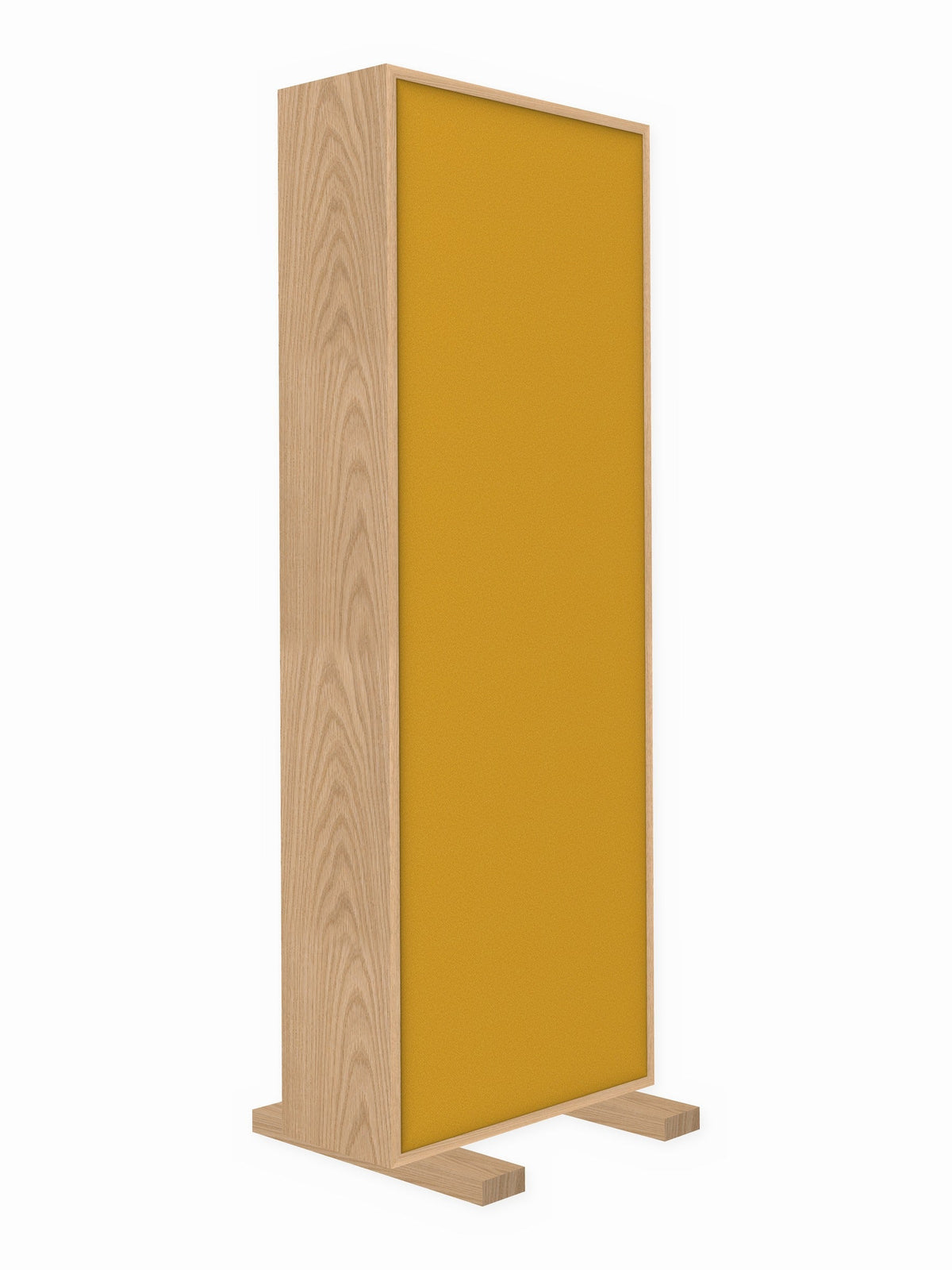 Red oak free-standing gobo panel, 2 x 6 ft, Guilford of Maine Anchorage in Sunshine