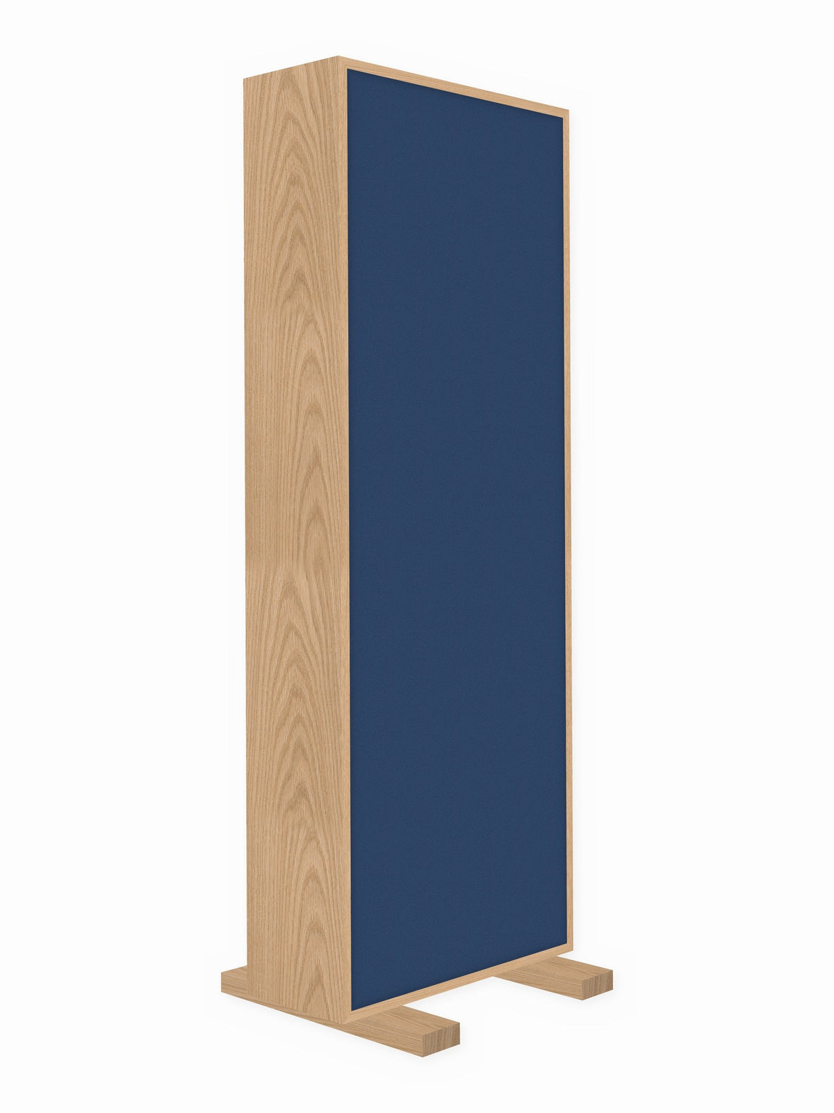 Red oak free-standing gobo panel, 2 x 6 ft, Guilford of Maine Anchorage in Thistle