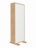 Red oak free-standing gobo panel, 2 x 6 ft, Guilford of Maine Anchorage in White