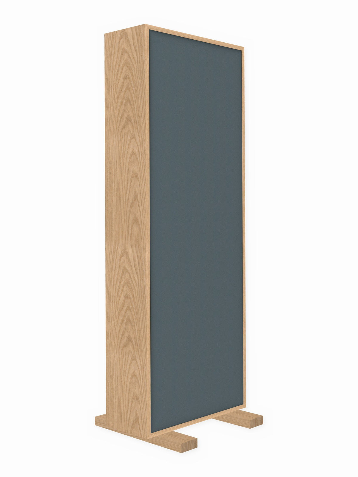 Red oak free-standing gobo panel, 2 x 6 ft, Guilford of Maine Anchorage in Wolf