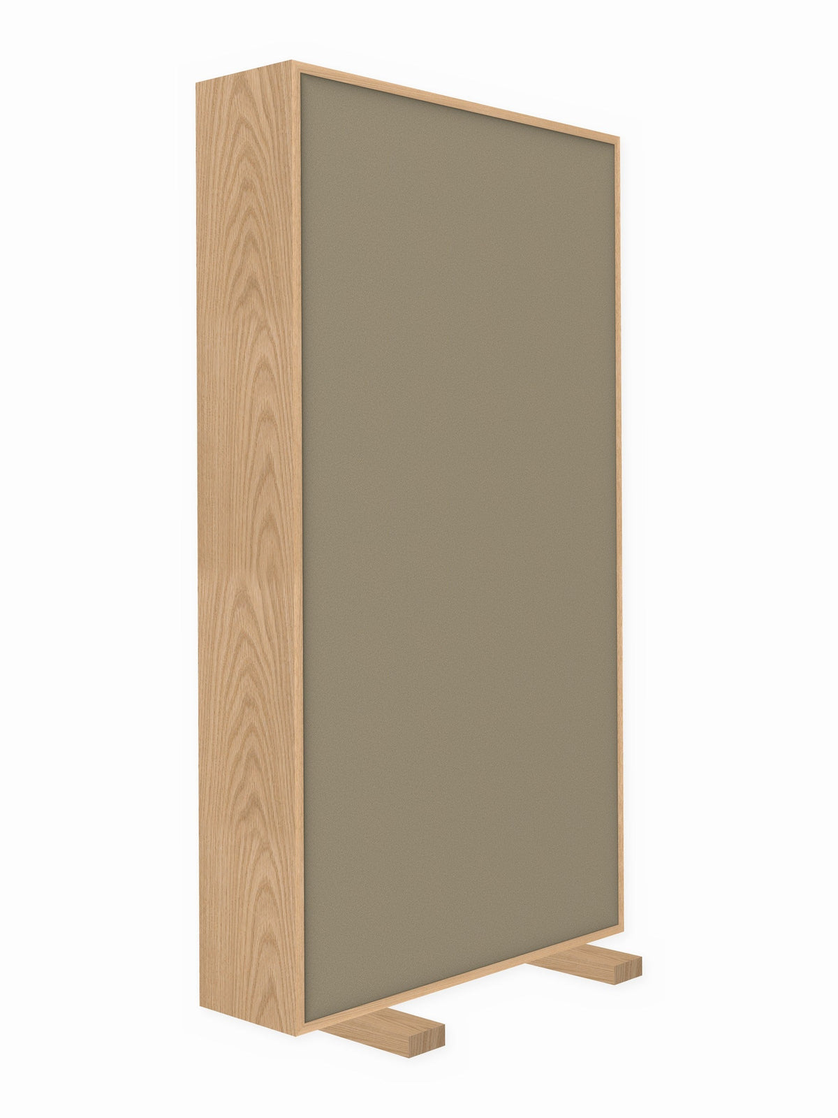 Red oak free-standing gobo panel, 3 x 6 ft, Guilford of Maine Anchorage in Angora