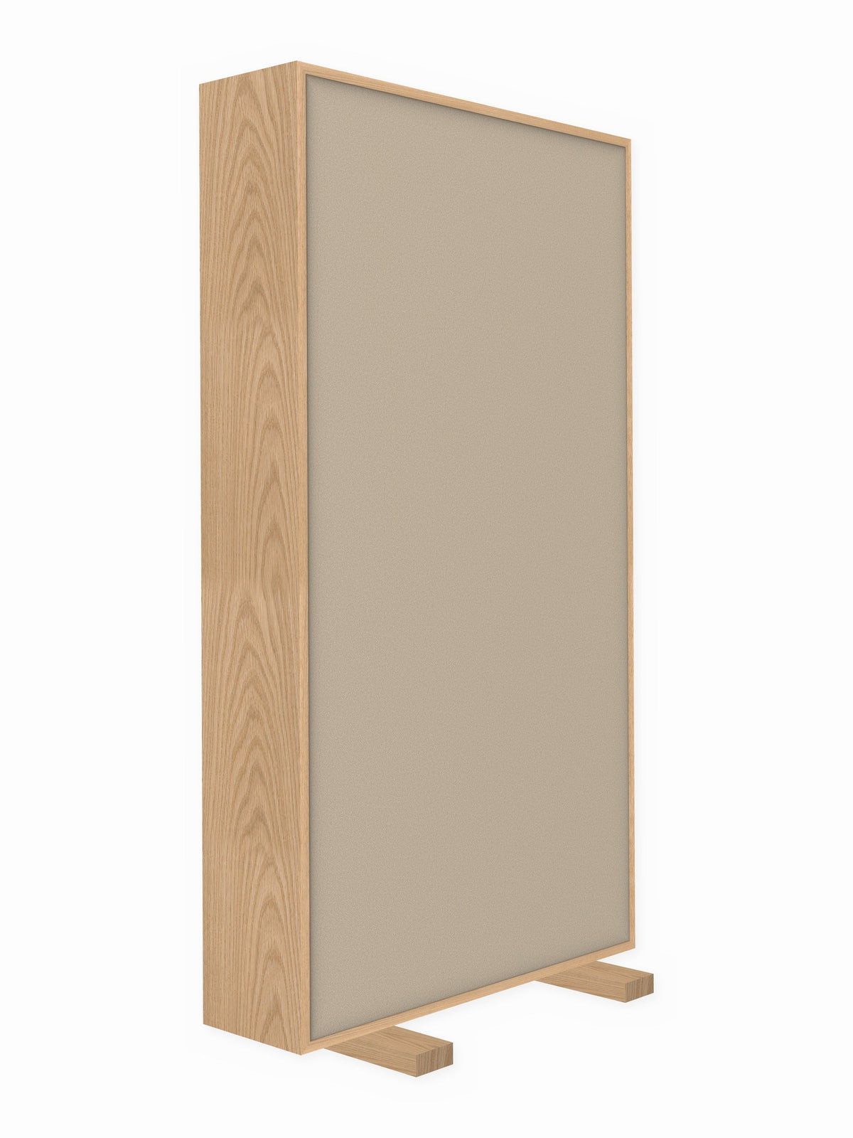 Red oak free-standing gobo panel, 3 x 6 ft, Guilford of Maine Anchorage in Birch