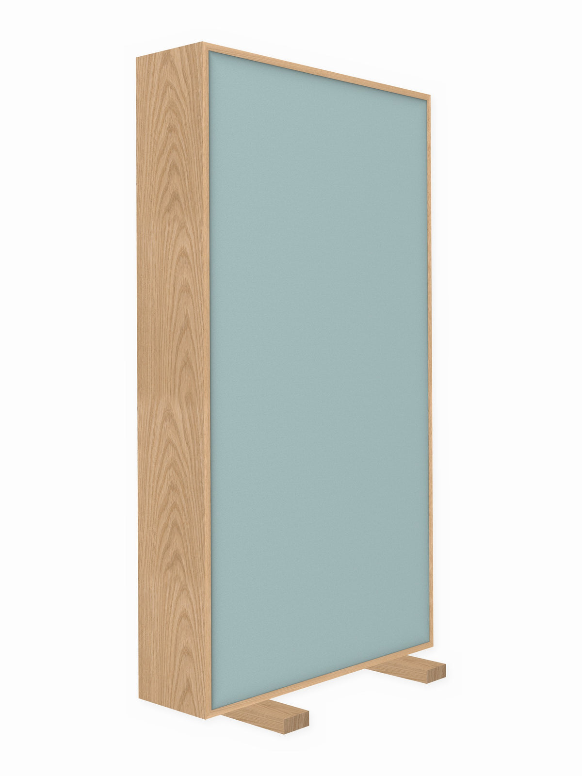 Red oak free-standing gobo panel, 3 x 6 ft, Guilford of Maine Anchorage in Breeze