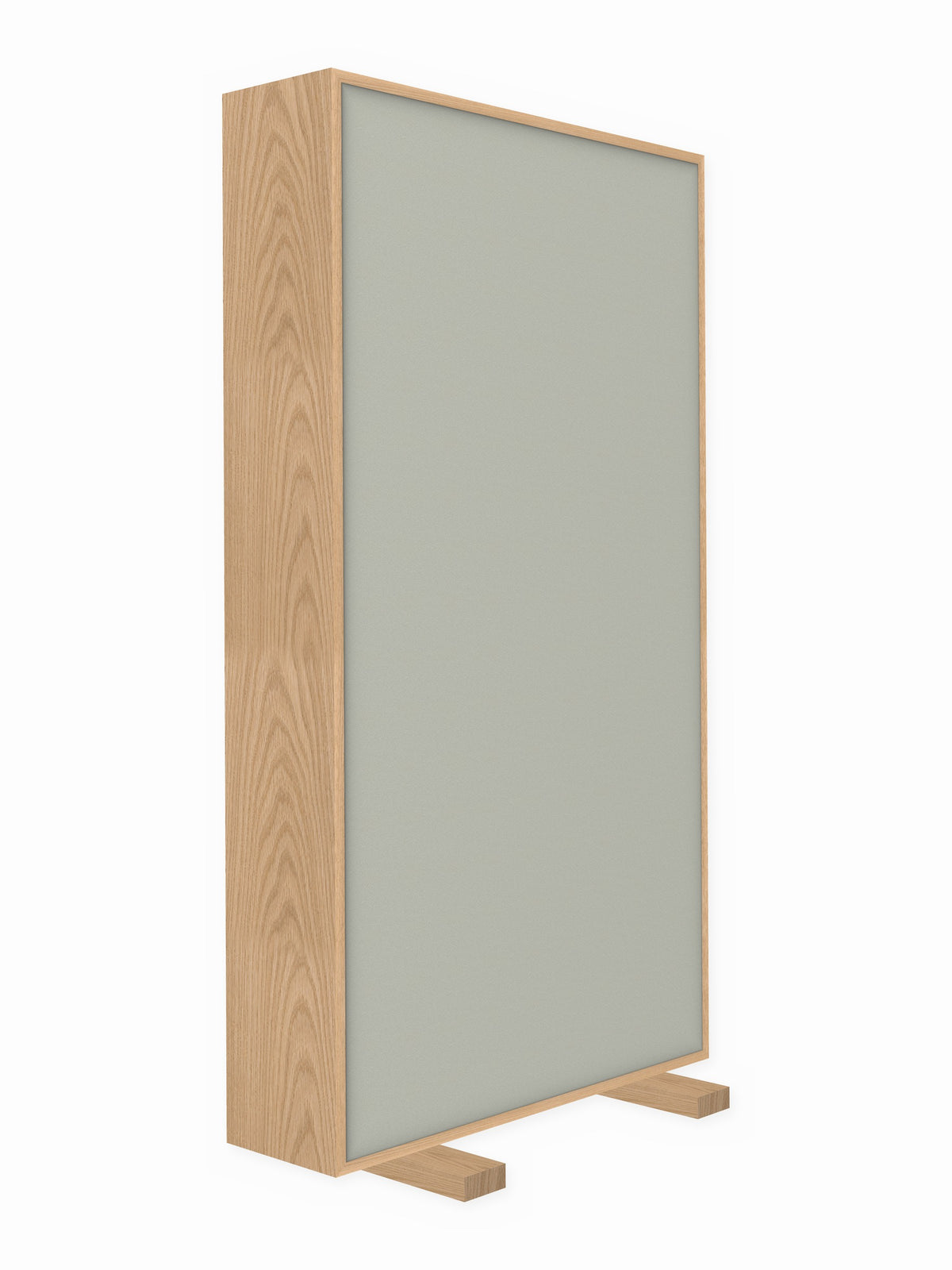 Red oak free-standing gobo panel, 3 x 6 ft, Guilford of Maine Anchorage in Dune