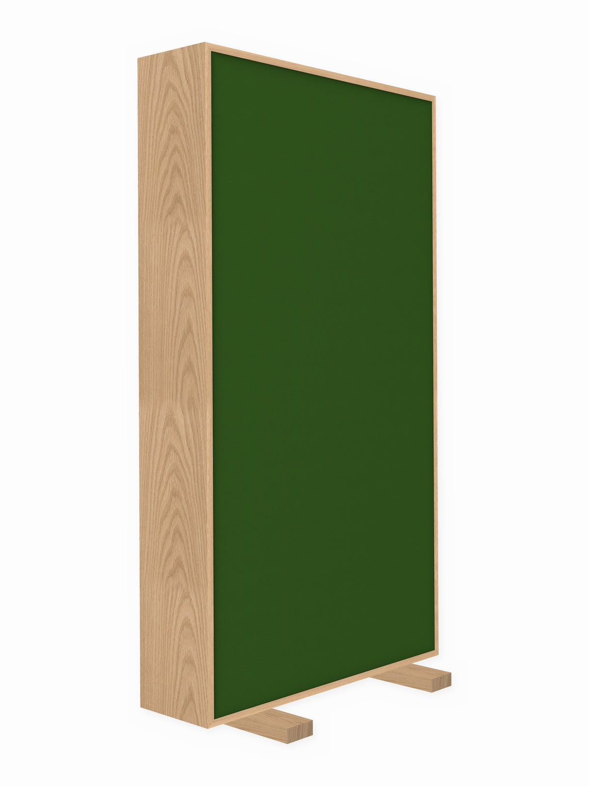 Red oak free-standing gobo panel, 3 x 6 ft, Guilford of Maine Anchorage in Fern