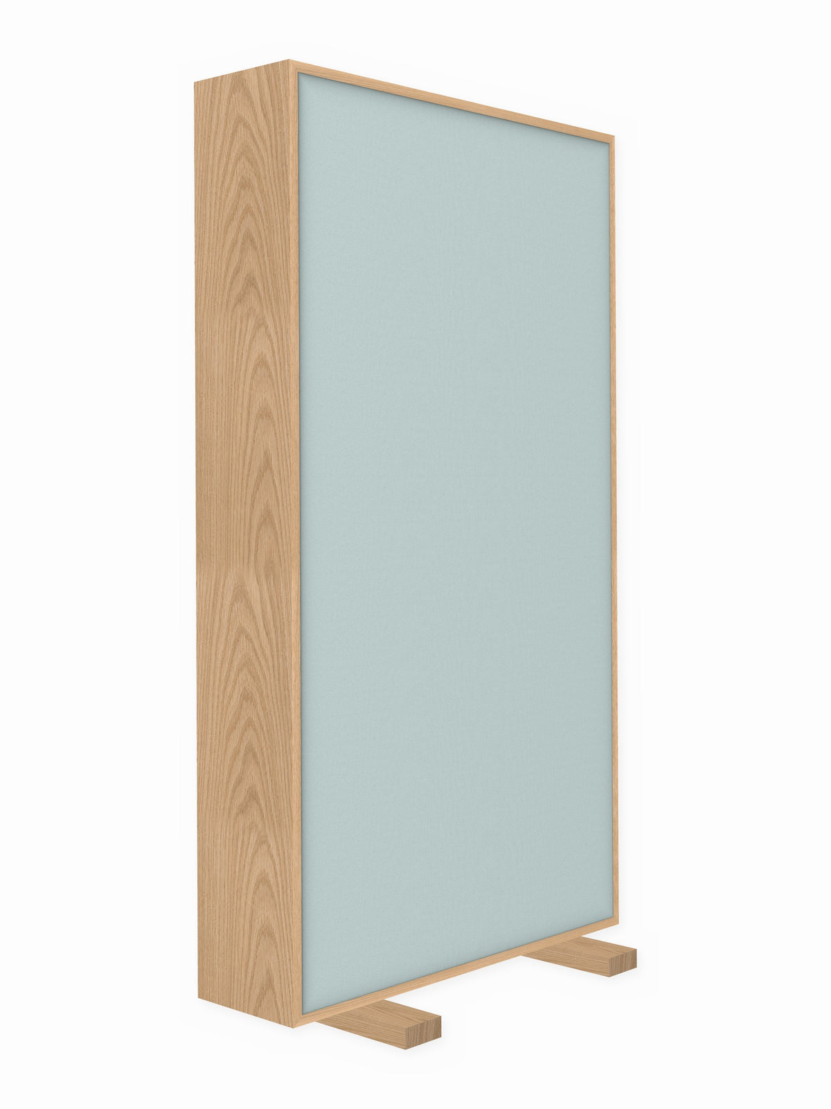 Red oak free-standing gobo panel, 3 x 6 ft, Guilford of Maine Anchorage in Foam