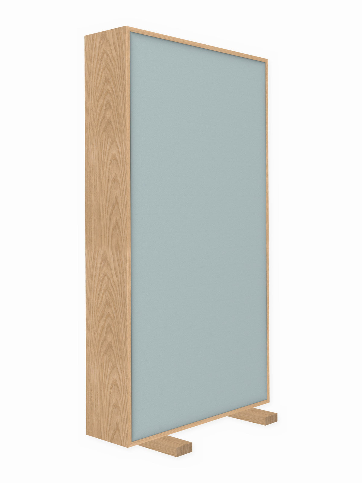 Red oak free-standing gobo panel, 3 x 6 ft, Guilford of Maine Anchorage in Fog