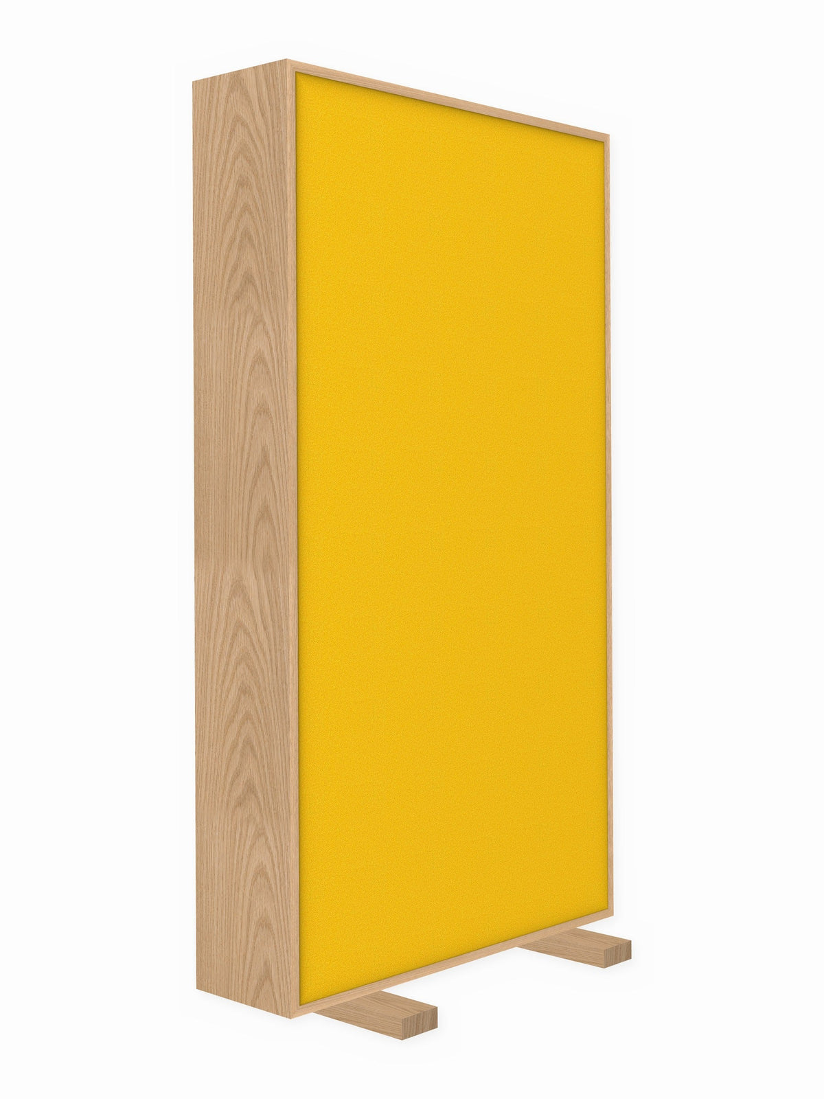 Red oak free-standing gobo panel, 3 x 6 ft, Guilford of Maine Anchorage in Lemon