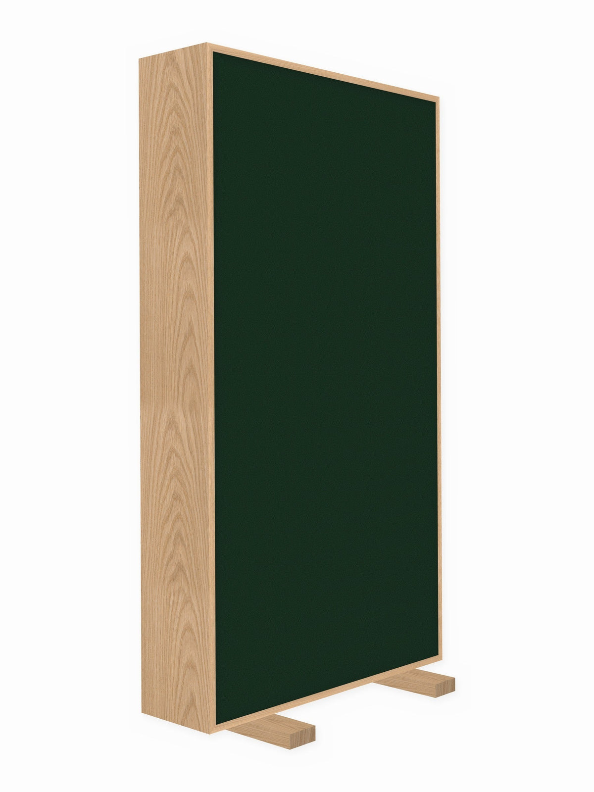 Red oak free-standing gobo panel, 3 x 6 ft, Guilford of Maine Anchorage in Pine Needle