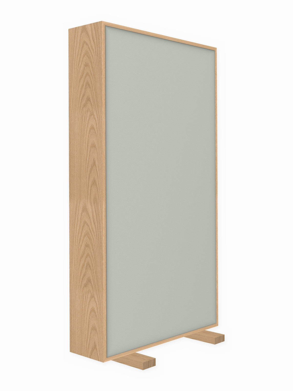 Red oak free-standing gobo panel, 3 x 6 ft, Guilford of Maine Anchorage in Shadow