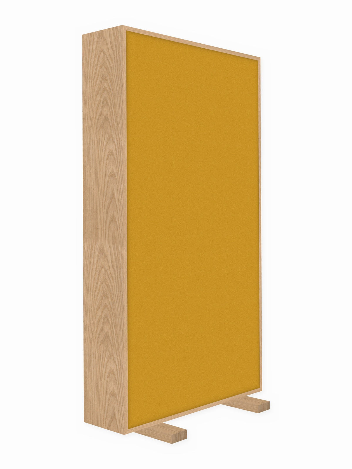 Red oak free-standing gobo panel, 3 x 6 ft, Guilford of Maine Anchorage in Sunshine
