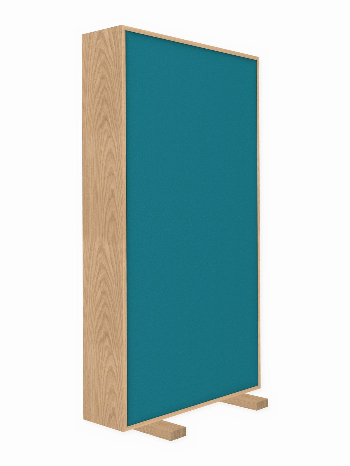 Red oak free-standing gobo panel, 3 x 6 ft, Guilford of Maine Anchorage in Waterfall