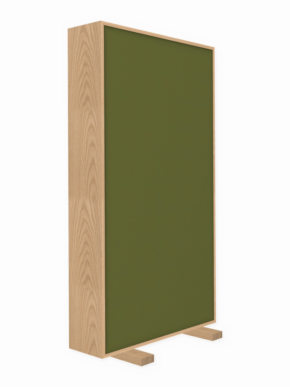 Red oak free-standing gobo panel, 3 x 6 ft, Guilford of Maine Anchorage in Willow