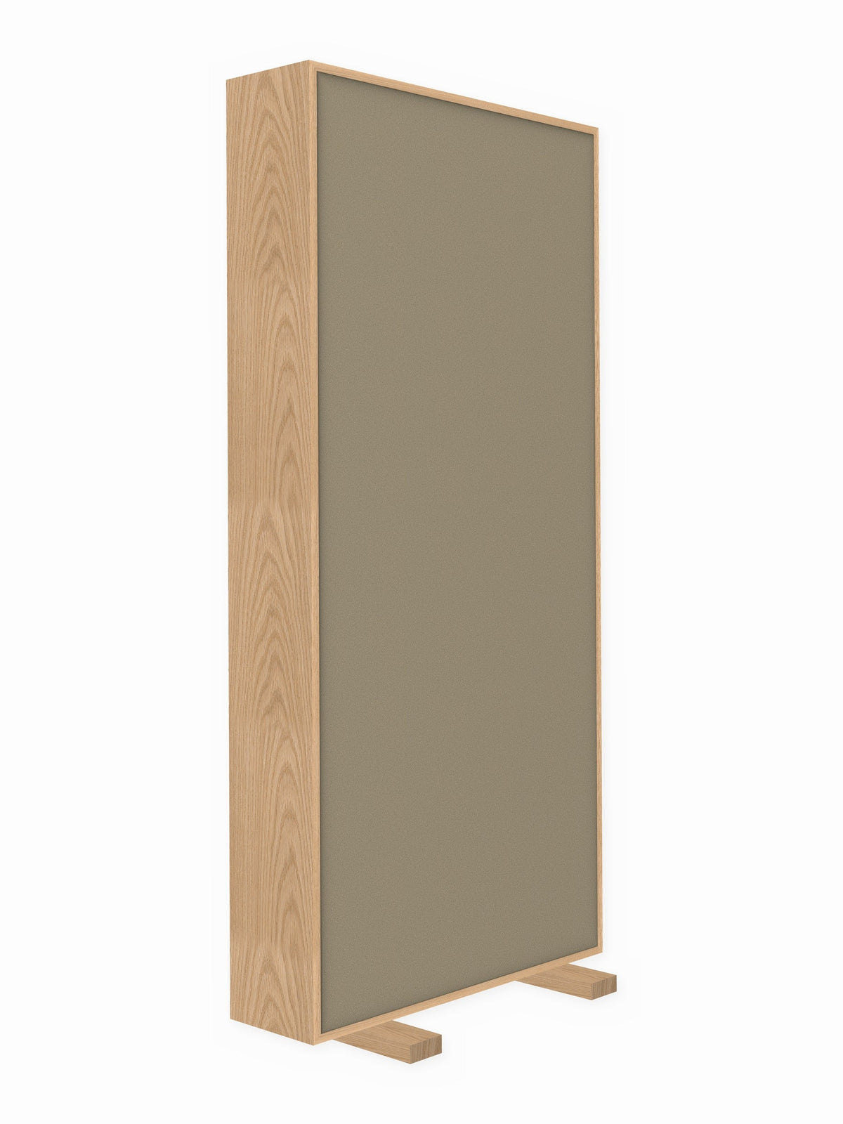 Red oak free-standing gobo panel, 3 x 7 ft, Guilford of Maine Anchorage in Angora