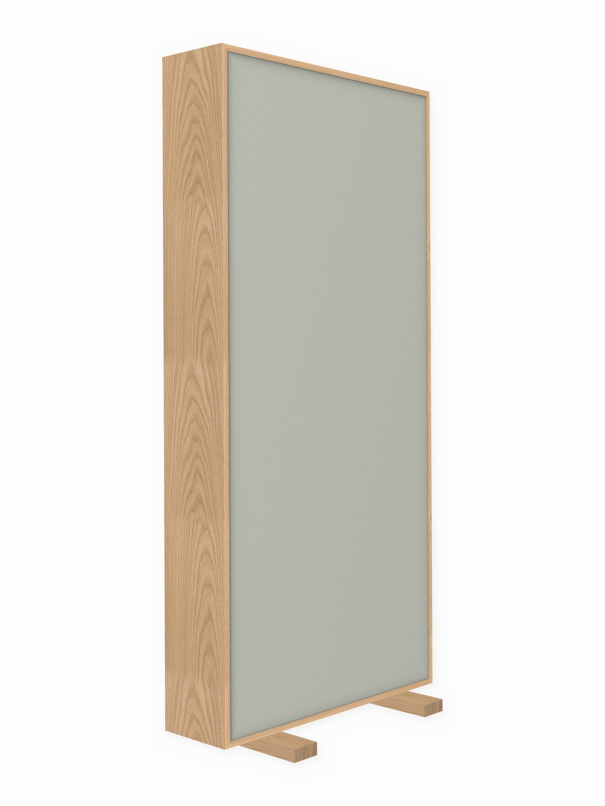 Red oak free-standing gobo panel, 3 x 7 ft, Guilford of Maine Anchorage in Dune