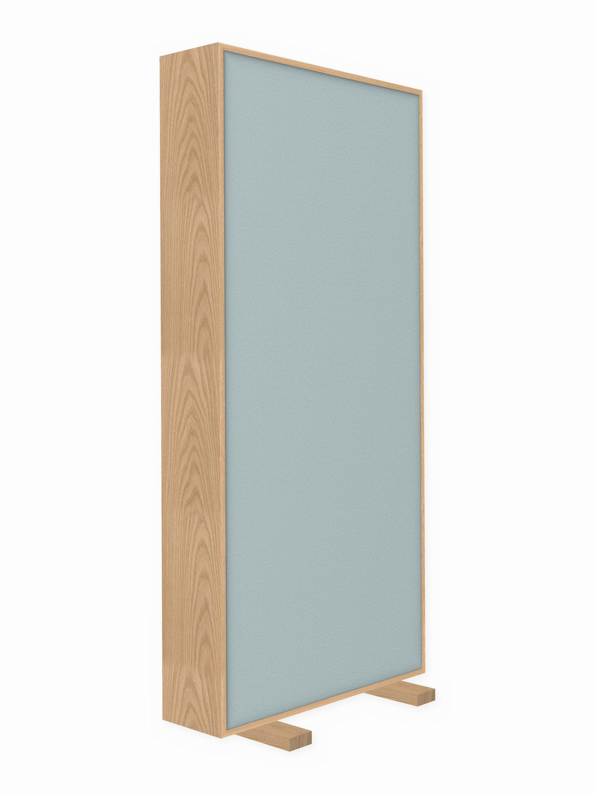 Red oak free-standing gobo panel, 3 x 7 ft, Guilford of Maine Anchorage in Fog