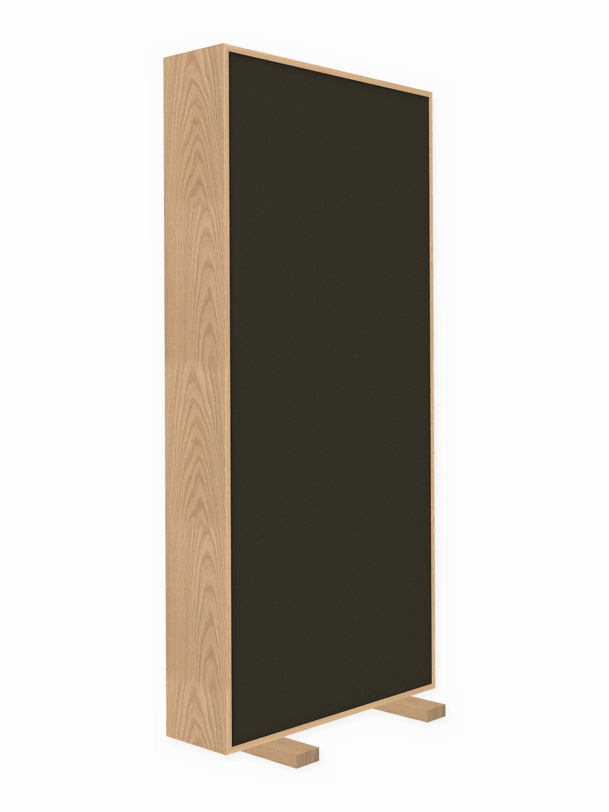 Red oak free-standing gobo panel, 3 x 7 ft, Guilford of Maine Anchorage in Fossil
