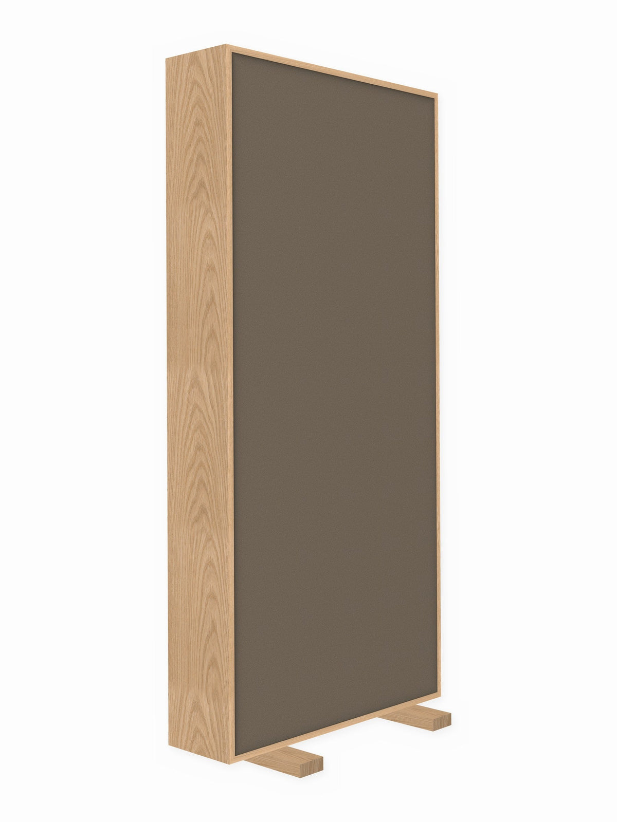 Red oak free-standing gobo panel, 3 x 7 ft, Guilford of Maine Anchorage in Goose