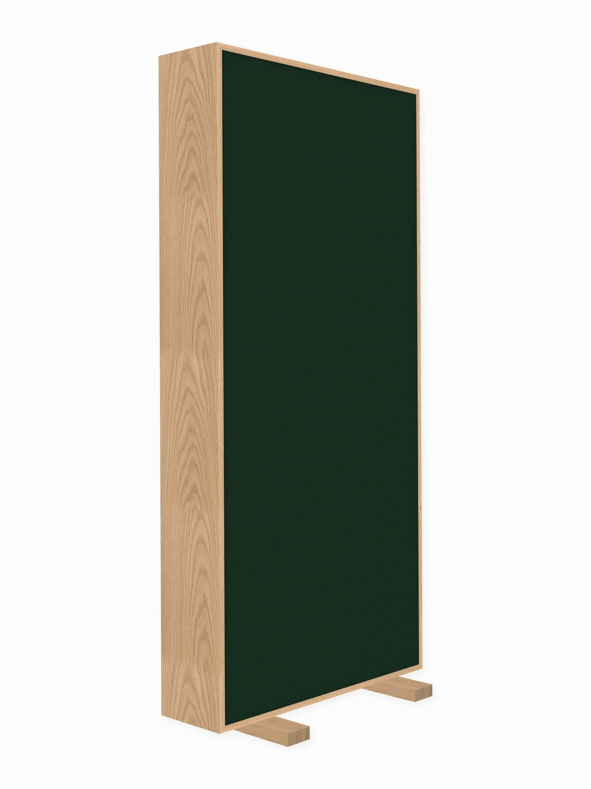 Red oak free-standing gobo panel, 3 x 7 ft, Guilford of Maine Anchorage in Pine Needle