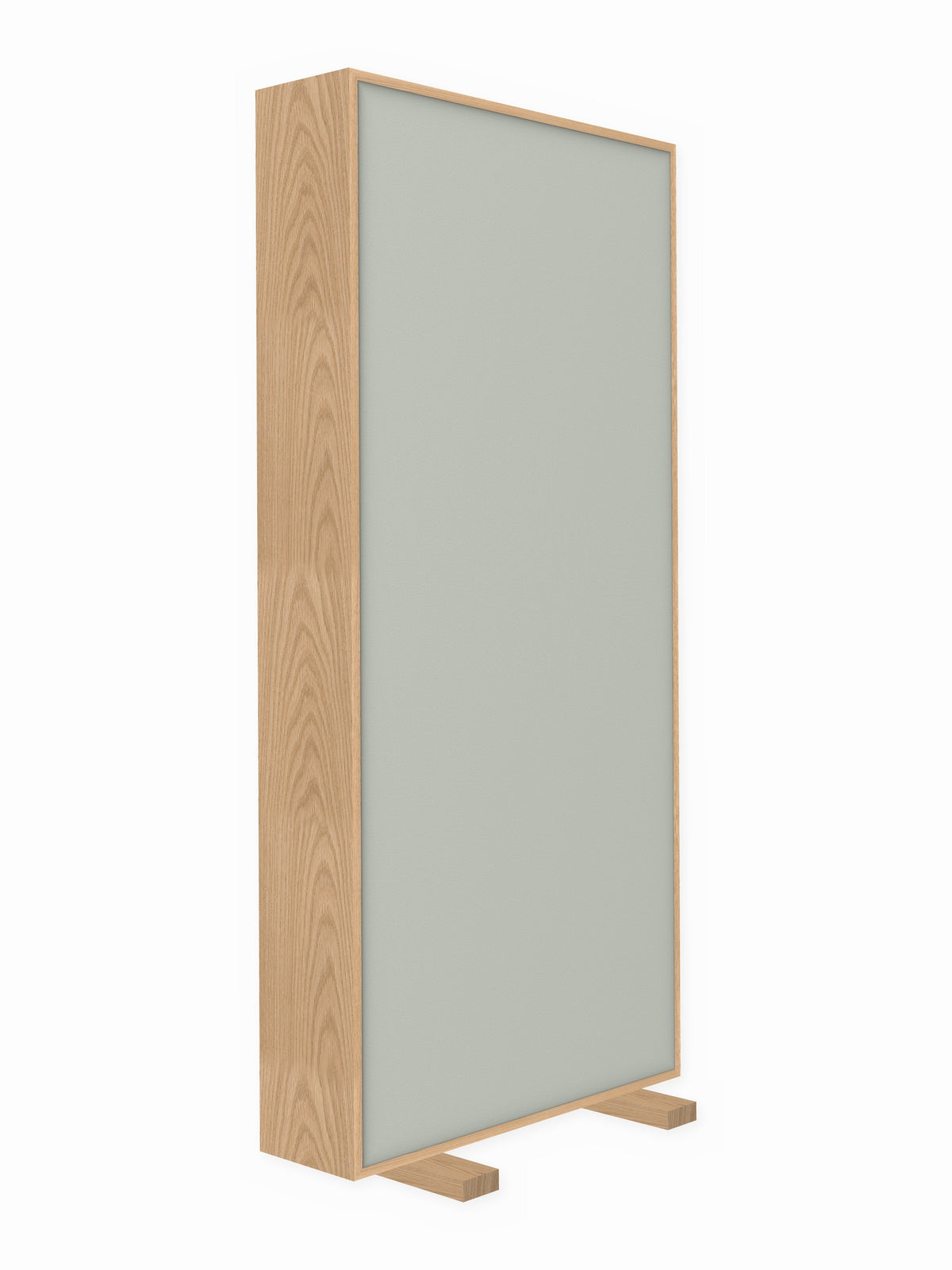 Red oak free-standing gobo panel, 3 x 7 ft, Guilford of Maine Anchorage in Shadow