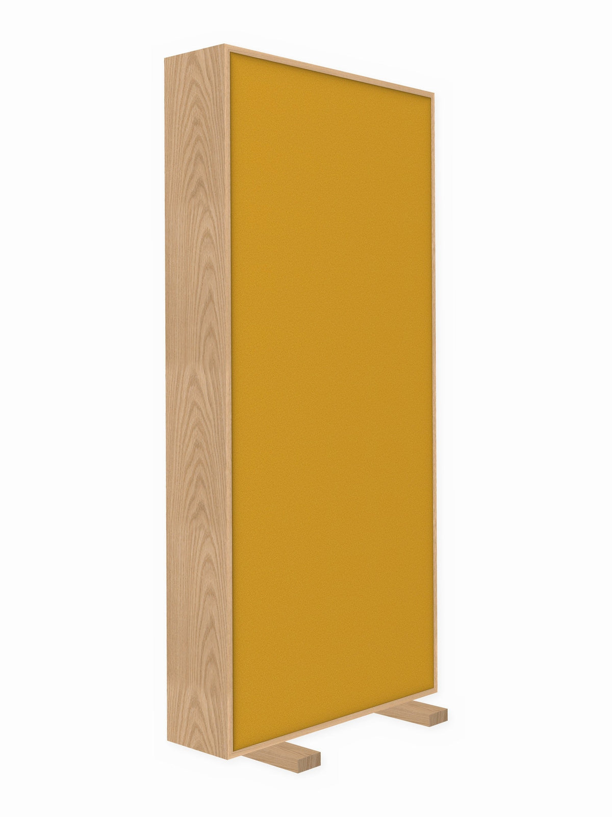 Red oak free-standing gobo panel, 3 x 7 ft, Guilford of Maine Anchorage in Sunshine