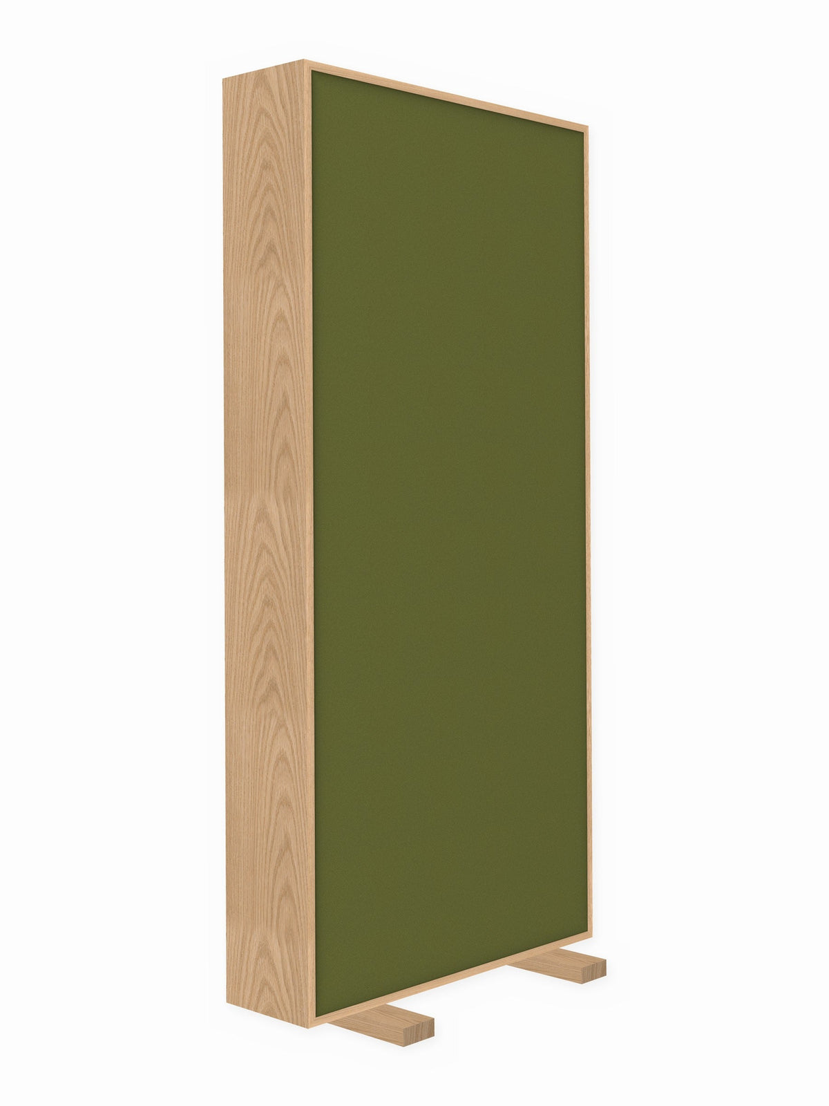 Red oak free-standing gobo panel, 3 x 7 ft, Guilford of Maine Anchorage in Willow