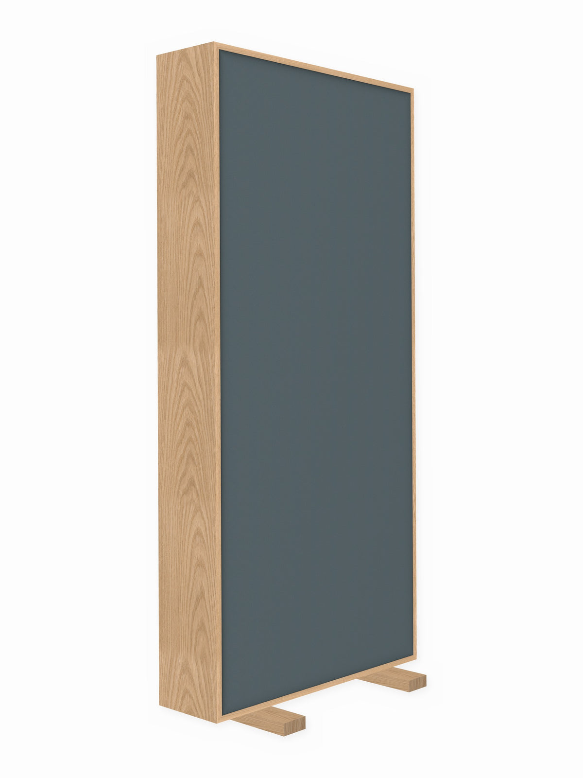 Red oak free-standing gobo panel, 3 x 7 ft, Guilford of Maine Anchorage in Wolf