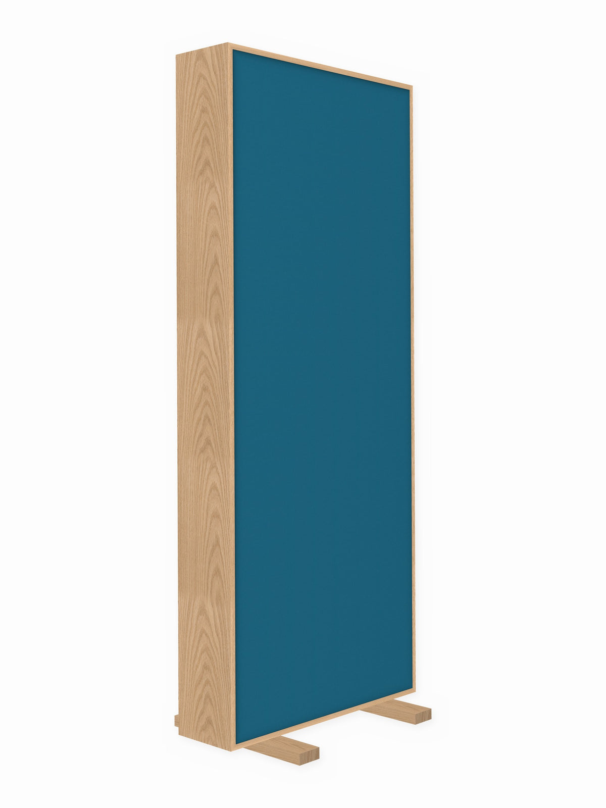 Red oak free-standing gobo panel, 3 x 8 ft, Guilford of Maine Anchorage in Bay