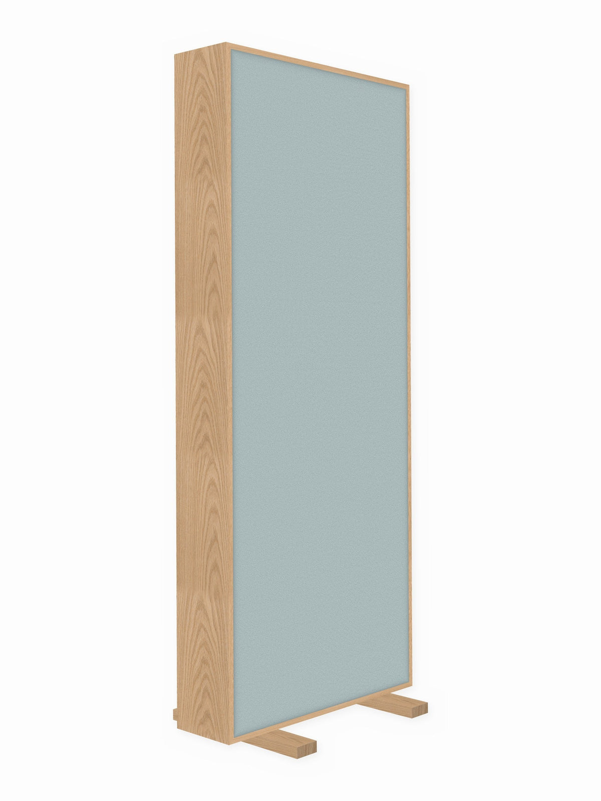 Red oak free-standing gobo panel, 3 x 8 ft, Guilford of Maine Anchorage in Fog