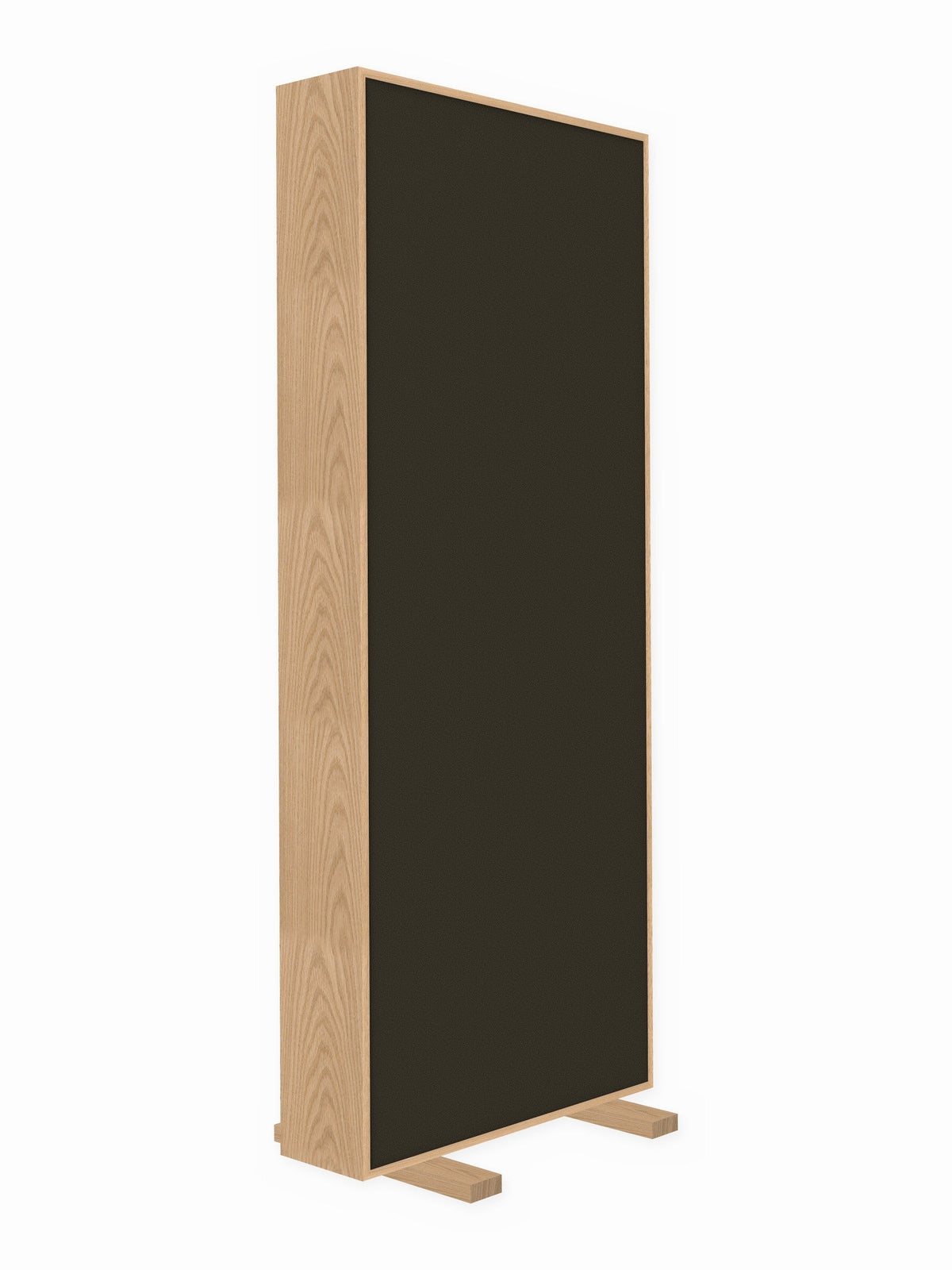 Red oak free-standing gobo panel, 3 x 8 ft, Guilford of Maine Anchorage in Fossil