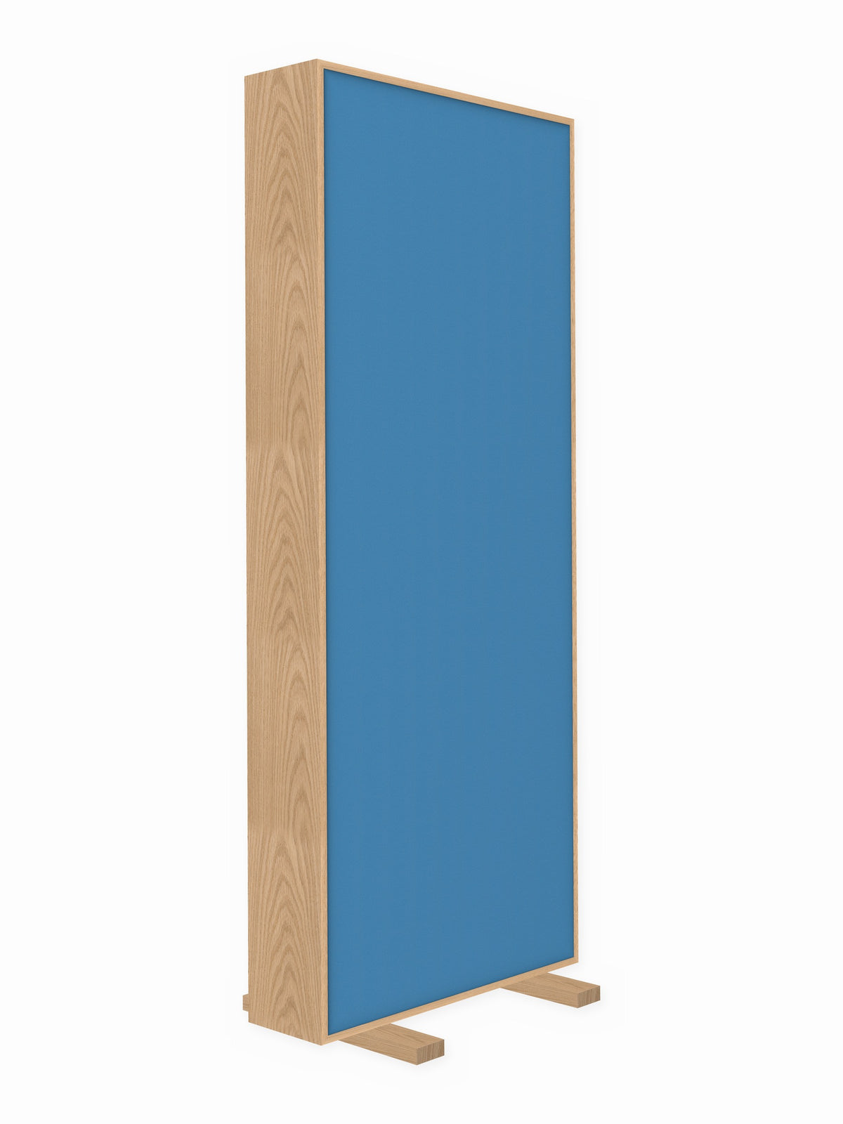 Red oak free-standing gobo panel, 3 x 8 ft, Guilford of Maine Anchorage in Pool