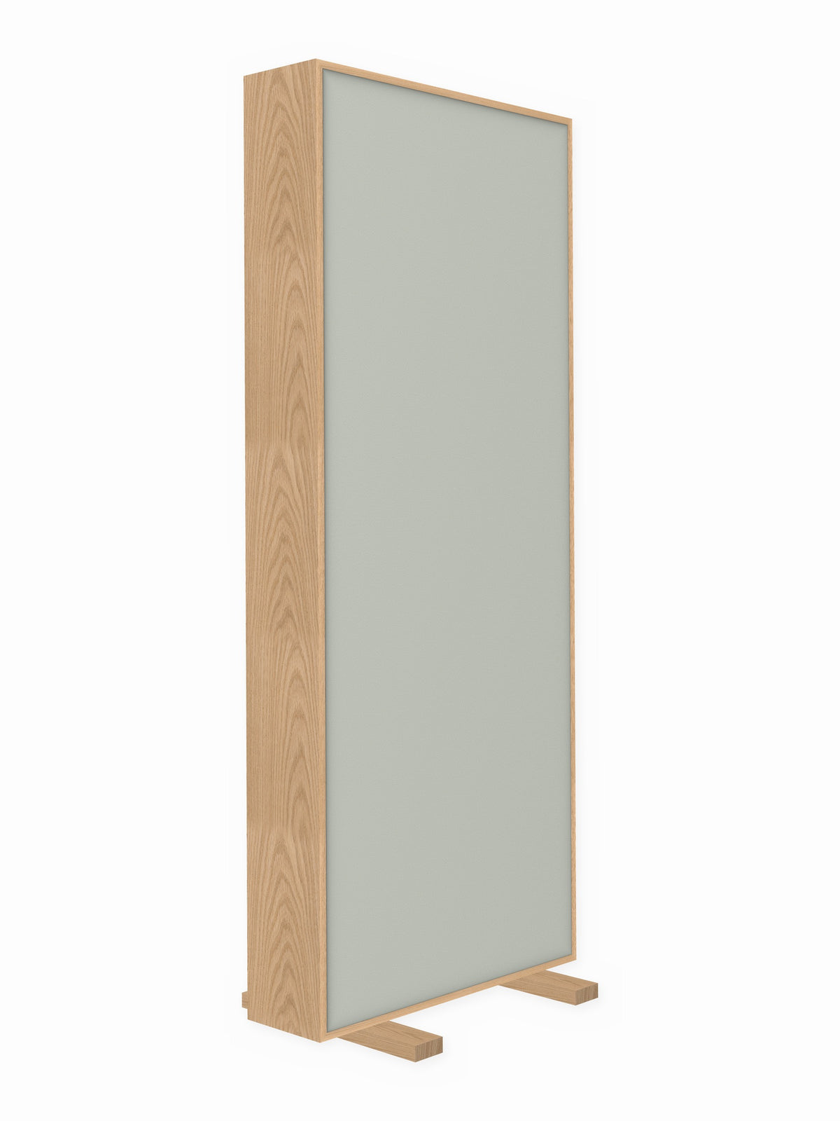 Red oak free-standing gobo panel, 3 x 8 ft, Guilford of Maine Anchorage in Shadow