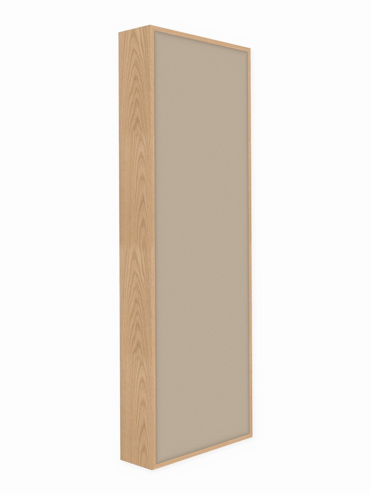 Red oak wood framed acoustic panel, 2 x 6 ft, Guilford of Maine Anchorage in Birch