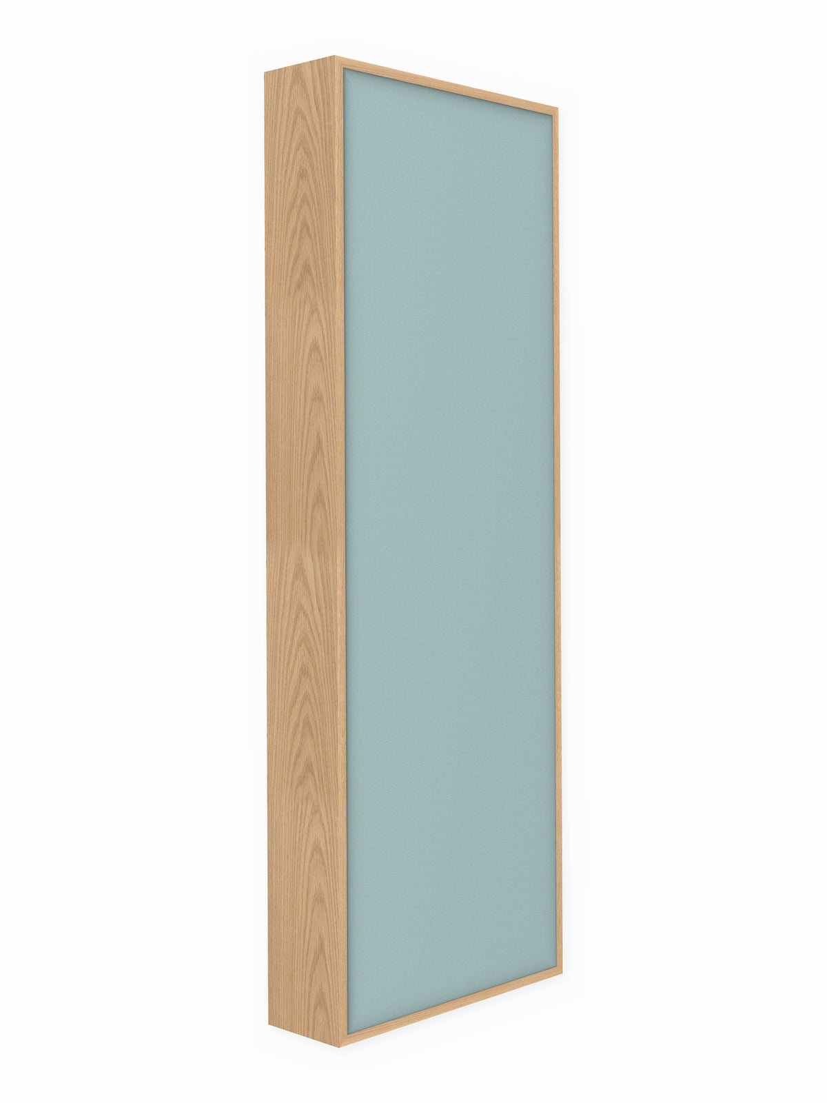 Red oak wood framed acoustic panel, 2 x 6 ft, Guilford of Maine Anchorage in Breeze