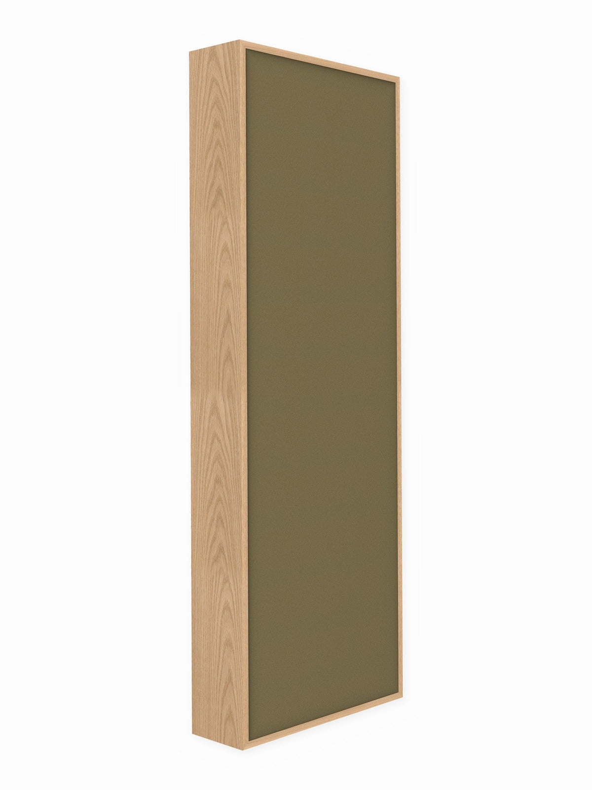 Red oak wood framed acoustic panel, 2 x 6 ft, Guilford of Maine Anchorage in Cumin