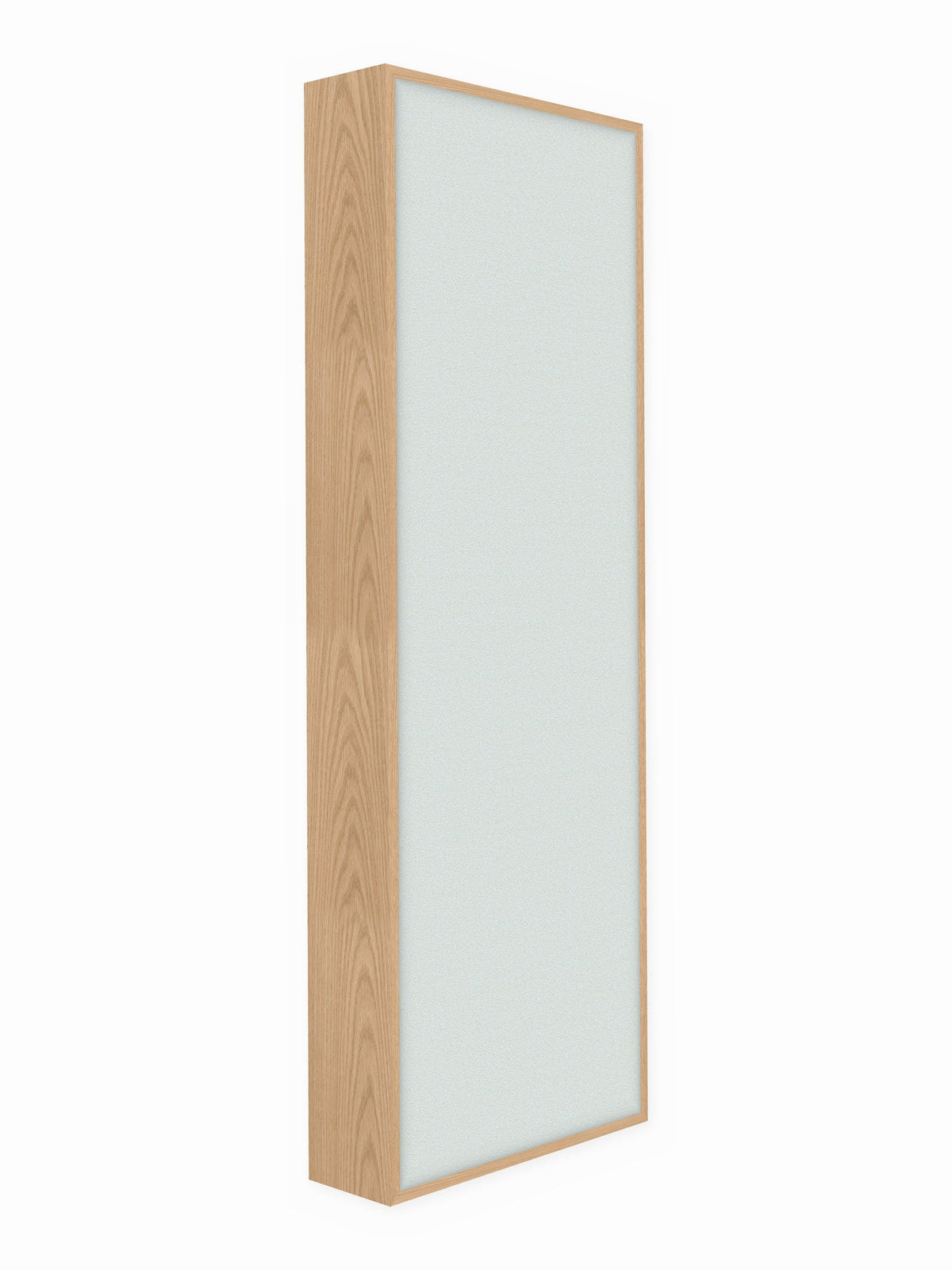 Red oak wood framed acoustic panel, 2 x 6 ft, Guilford of Maine Anchorage in Dew