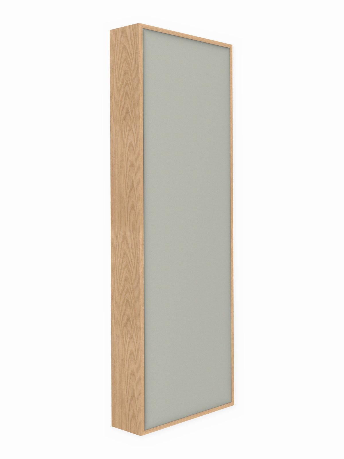 Red oak wood framed acoustic panel, 2 x 6 ft, Guilford of Maine Anchorage in Dune