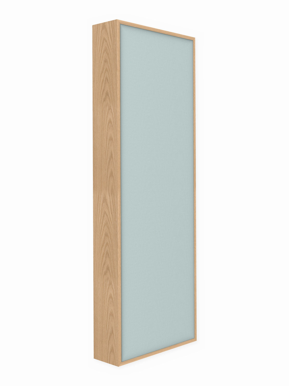 Red oak wood framed acoustic panel, 2 x 6 ft, Guilford of Maine Anchorage in Foam