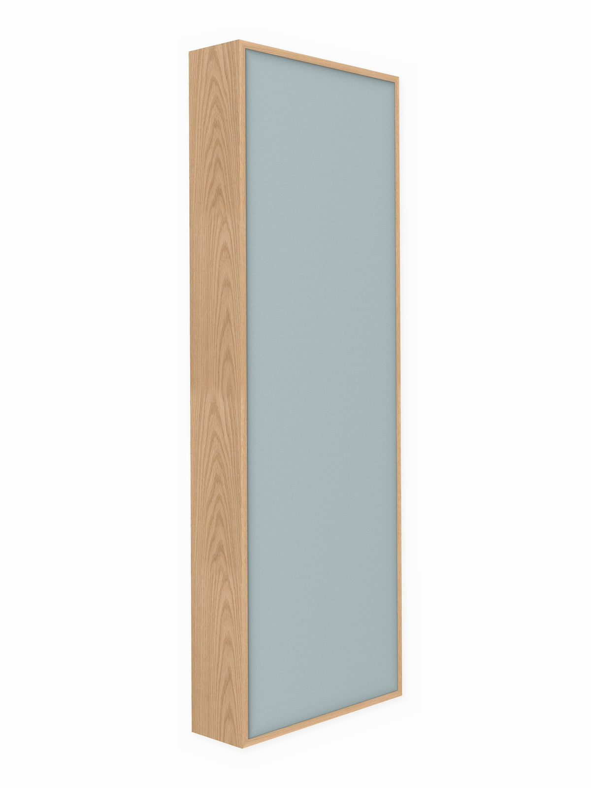 Red oak wood framed acoustic panel, 2 x 6 ft, Guilford of Maine Anchorage in Fog