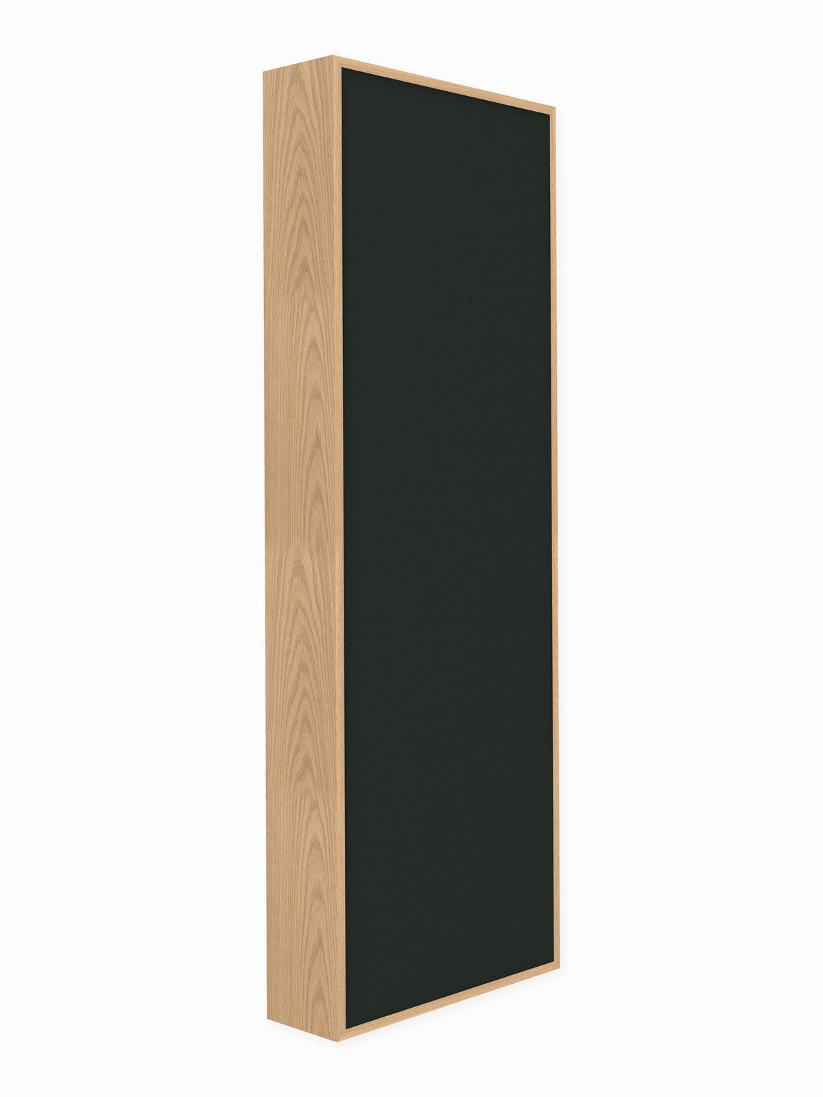 Red oak wood framed acoustic panel, 2 x 6 ft, Guilford of Maine Anchorage in Graphite