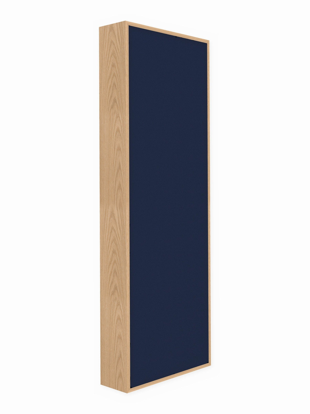 Red oak wood framed acoustic panel, 2 x 6 ft, Guilford of Maine Anchorage in Midnight