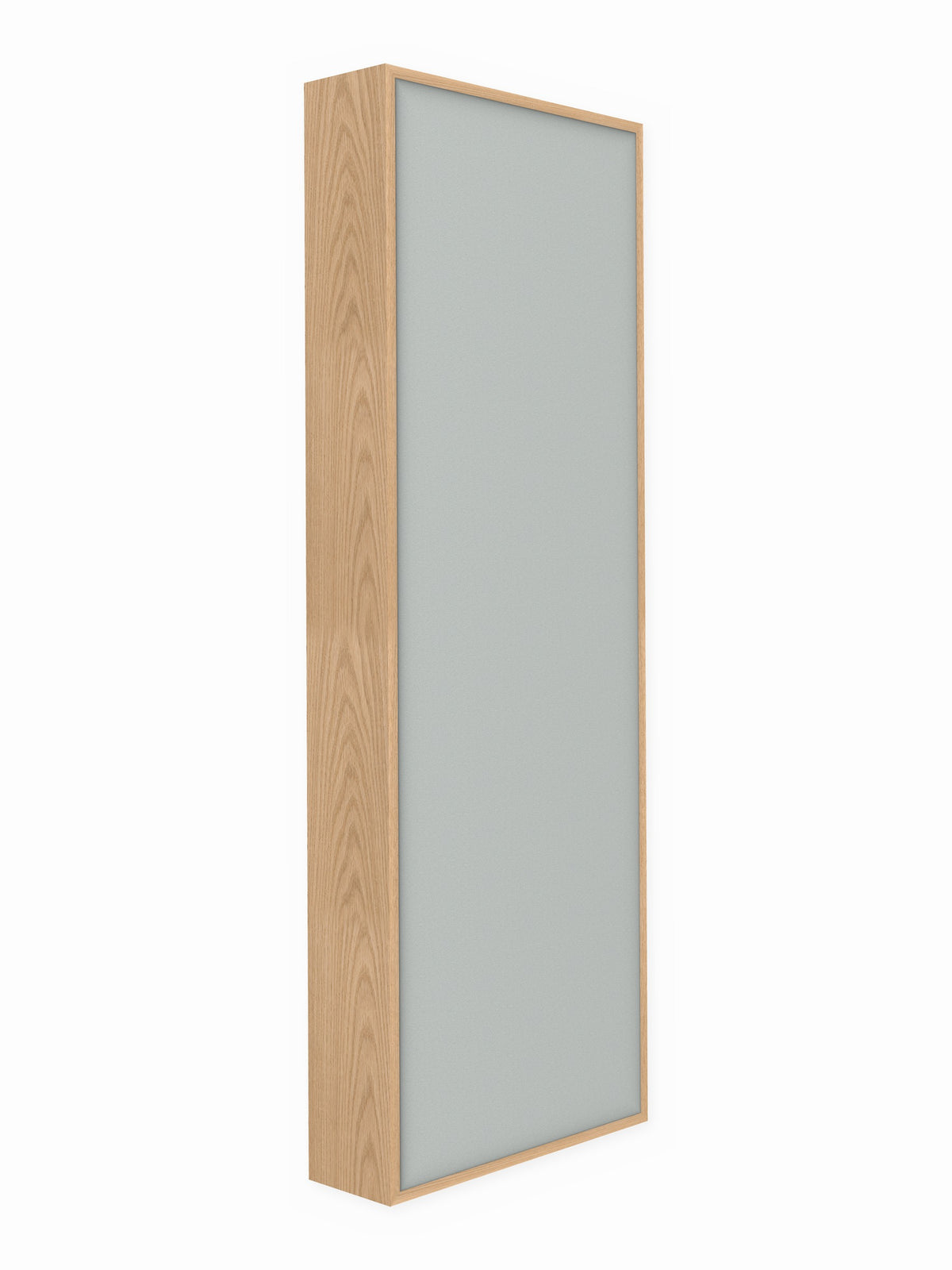 Red oak wood framed acoustic panel, 2 x 6 ft, Guilford of Maine Anchorage in Overcast