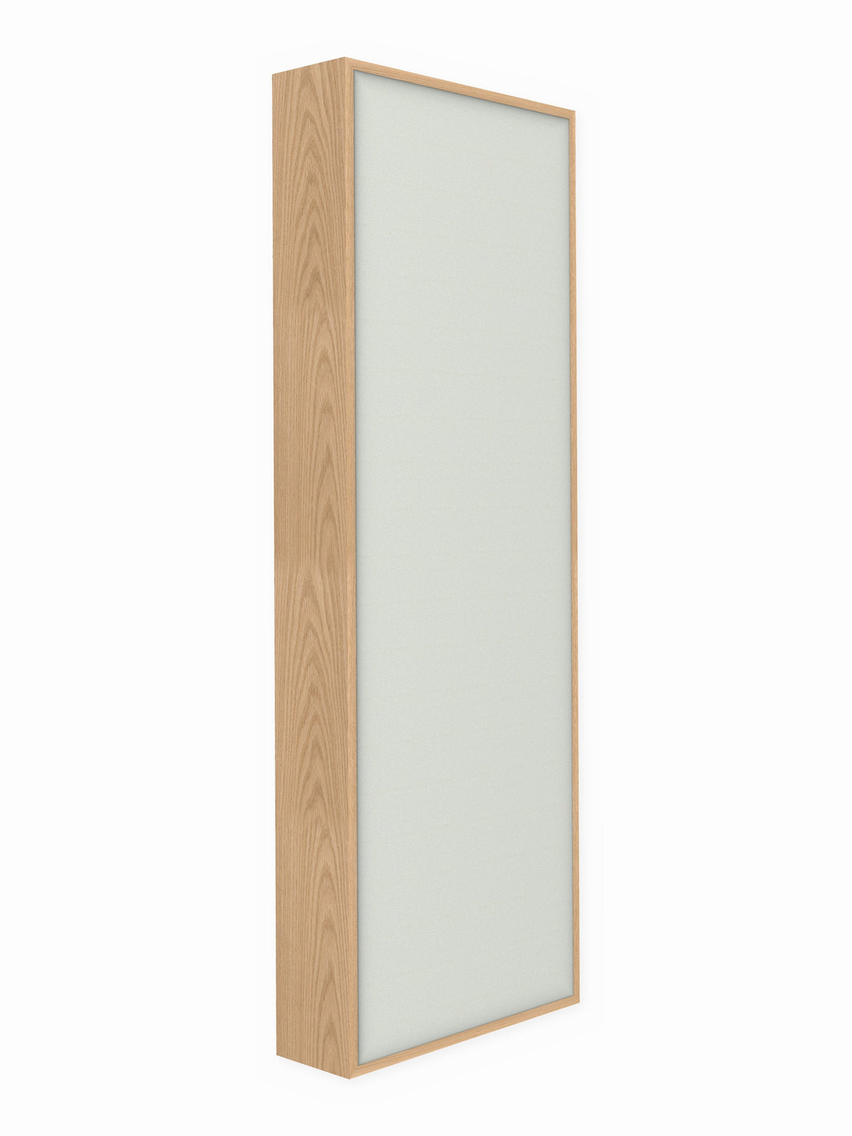 Red oak wood framed acoustic panel, 2 x 6 ft, Guilford of Maine Anchorage in Pearl