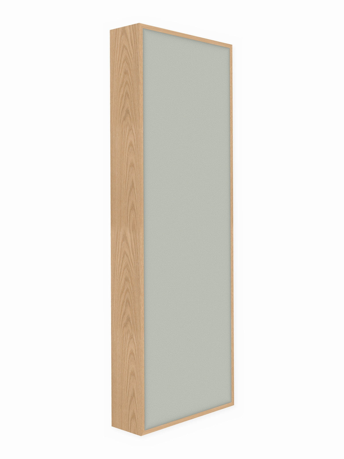 Red oak wood framed acoustic panel, 2 x 6 ft, Guilford of Maine Anchorage in Shadow