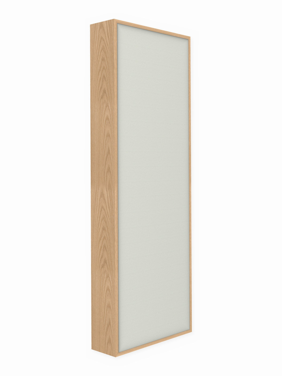 Red oak wood framed acoustic panel, 2 x 6 ft, Guilford of Maine Anchorage in Shell