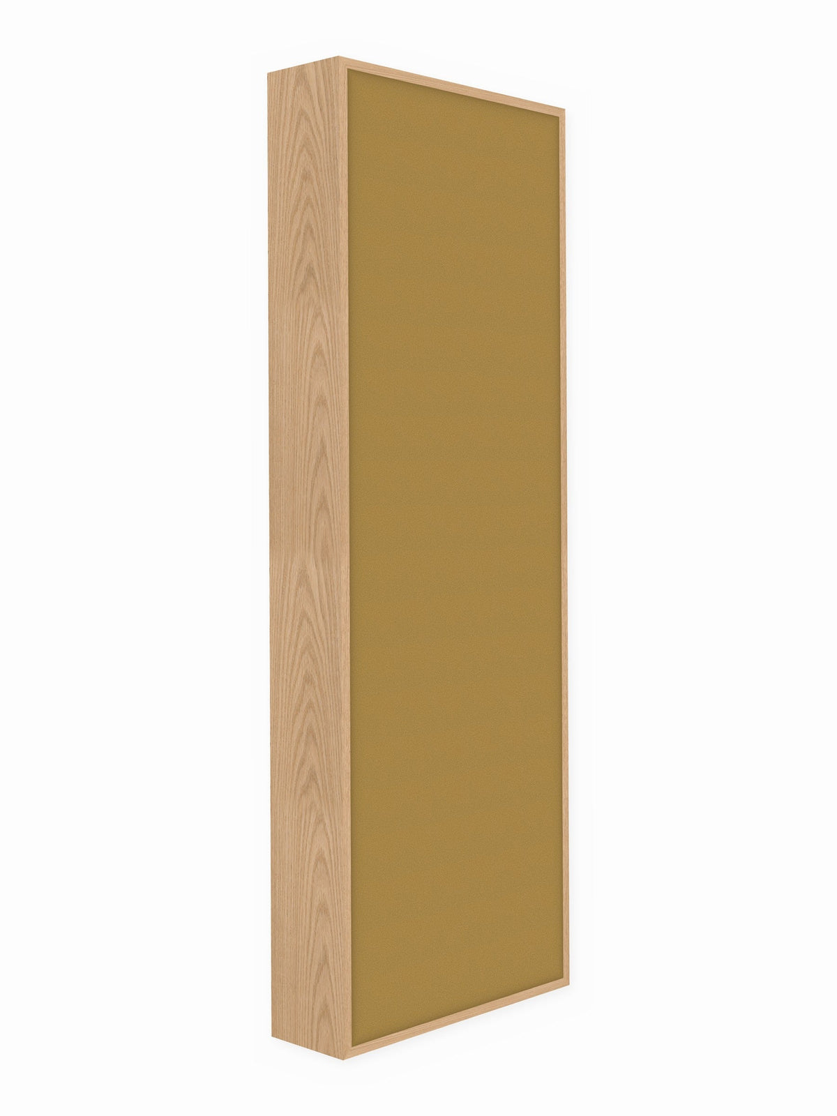 Red oak wood framed acoustic panel, 2 x 6 ft, Guilford of Maine Anchorage in Straw