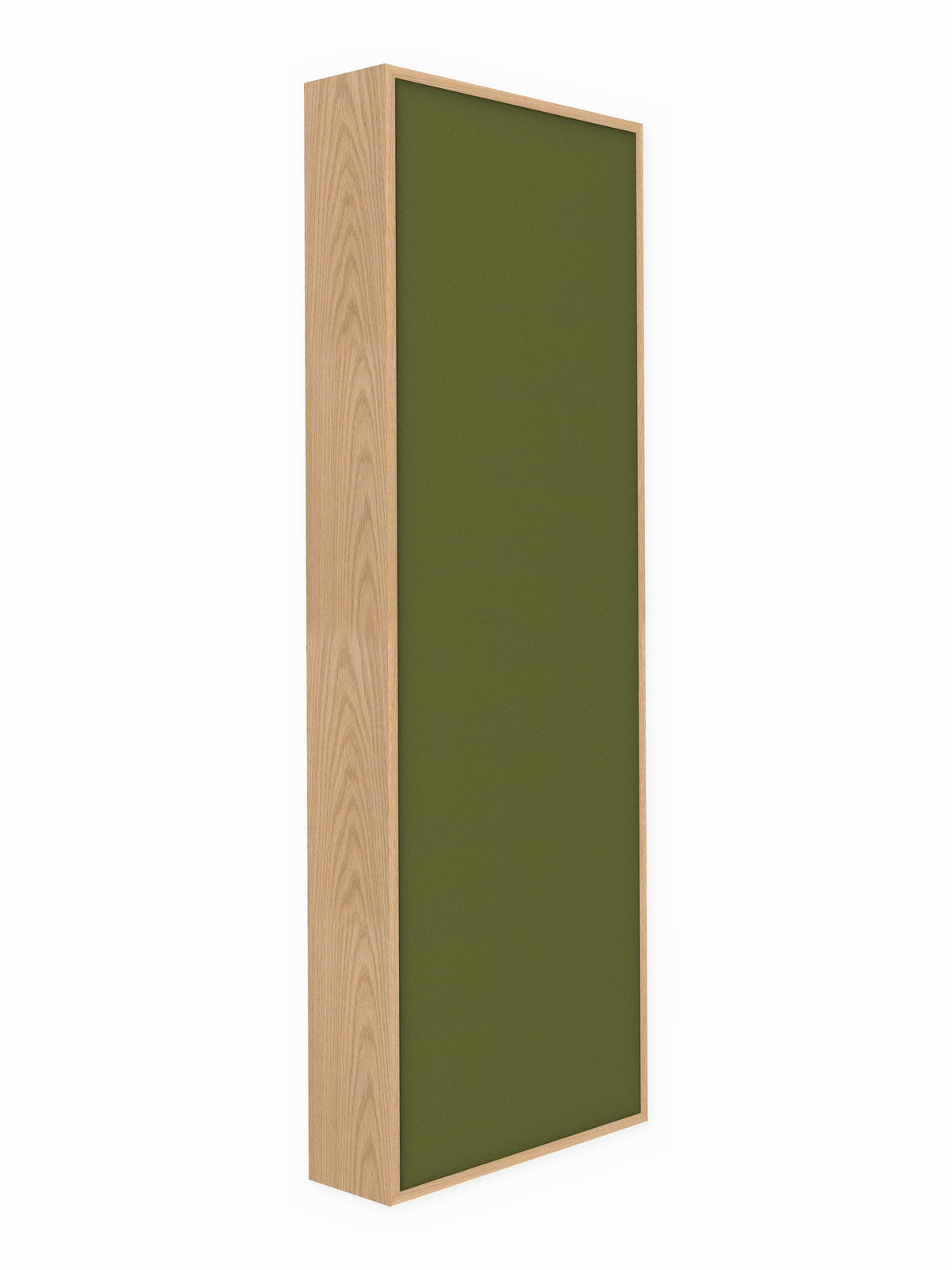 Red oak wood framed acoustic panel, 2 x 6 ft, Guilford of Maine Anchorage in Willow