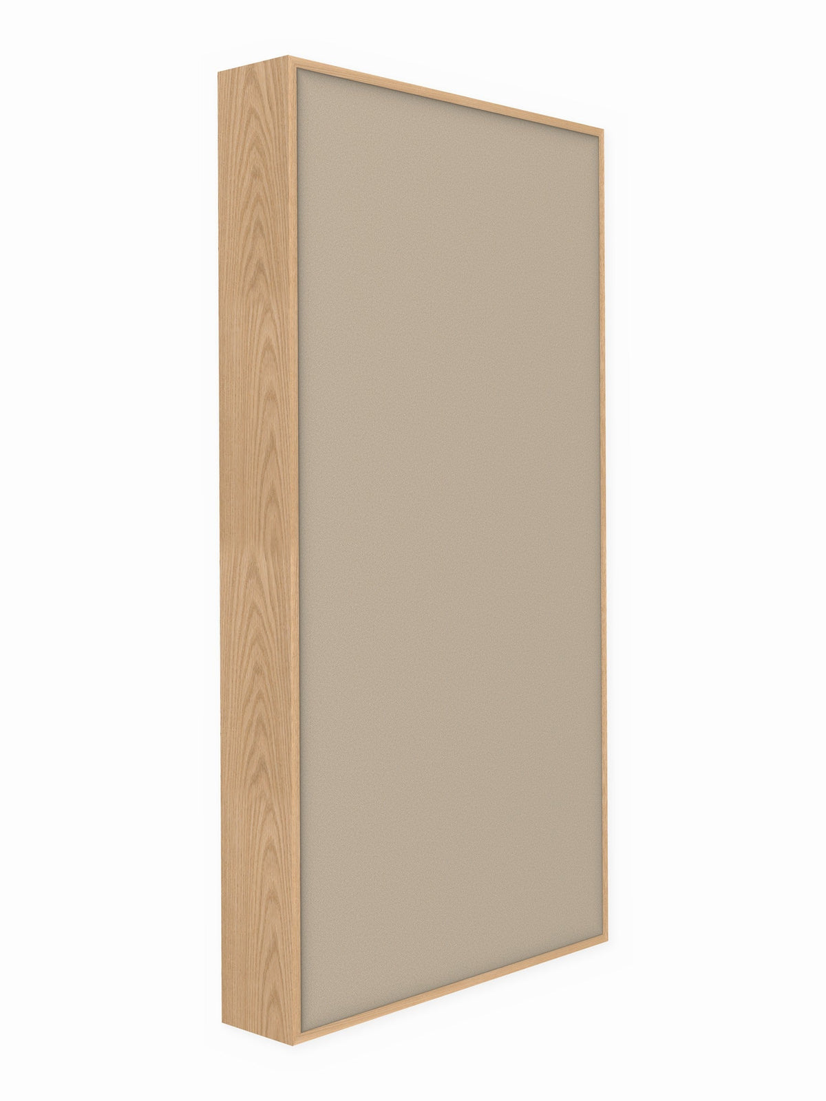 Red oak wood framed acoustic panel, 3 x 6 ft, Guilford of Maine Anchorage in Birch